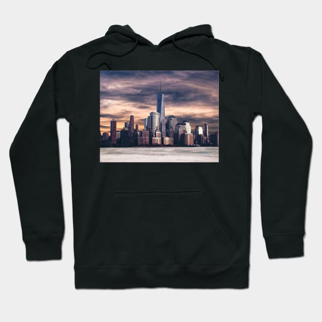 Seattle City Skyline Hoodie by davidroth